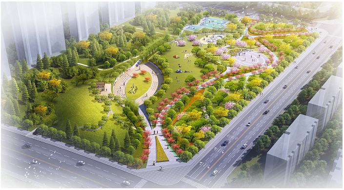 泾河新城瀛洲公园项目